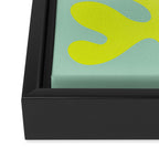 Lime & Sea Green: Matisse Paper Cutouts 06 Framed Canvas Print Gallery Image 3