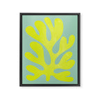 Lime & Sea Green: Matisse Paper Cutouts 06 Framed Canvas Print Gallery Image 6