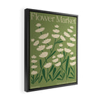 Madrid: Flower Market Summer Color Series 02 Framed Canvas Print Gallery Image 2