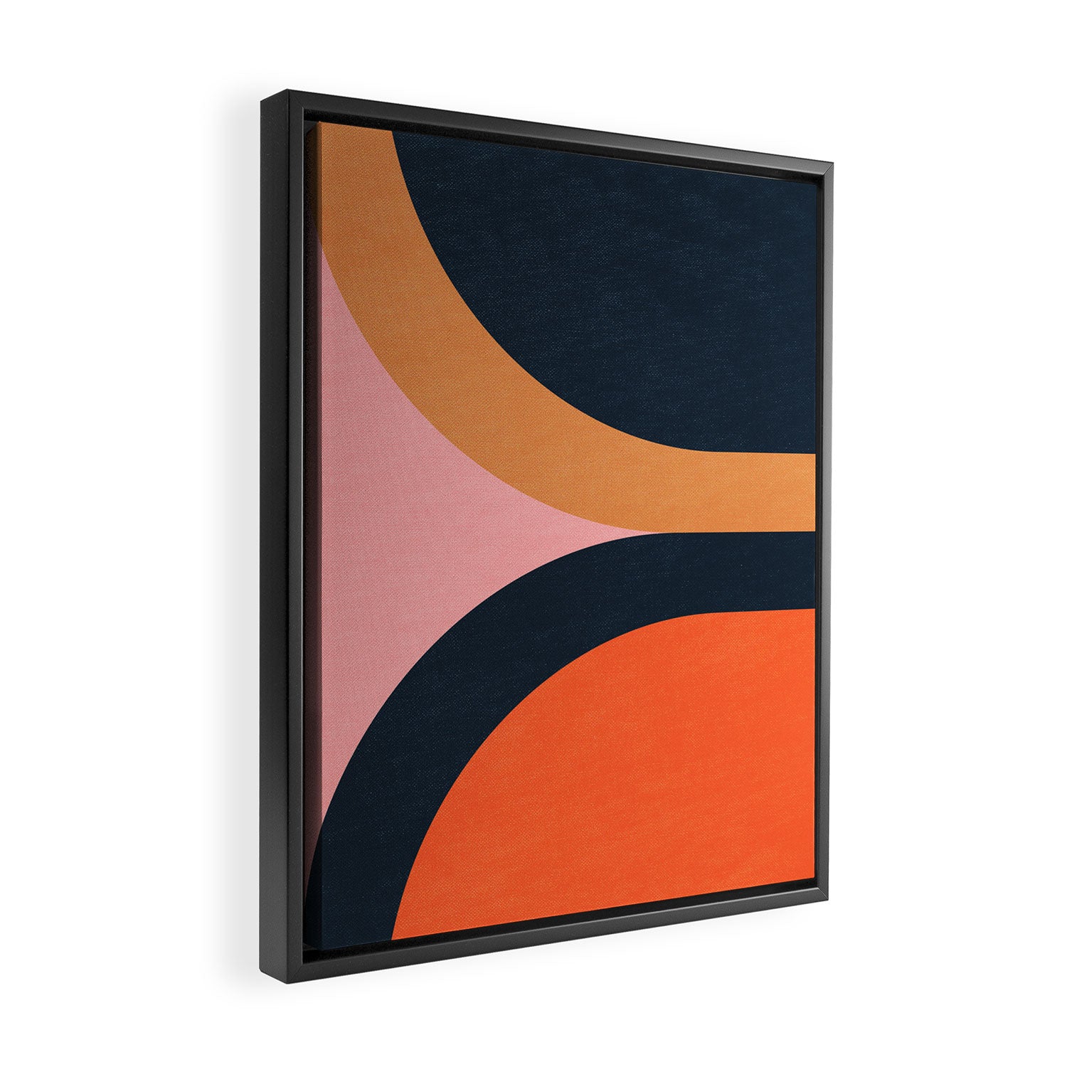 Mallorca: Bauhaus Abstraction 02 Framed Canvas Print Gallery Image 2