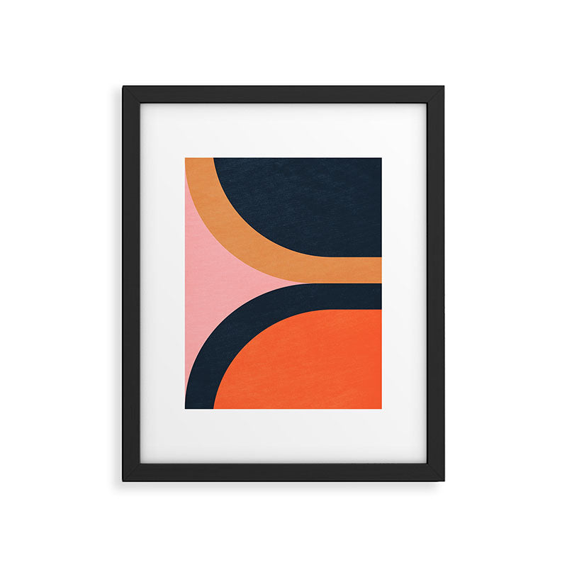 Mallorca: Bauhaus Abstraction 02 Framed Art Print Gallery Image 5