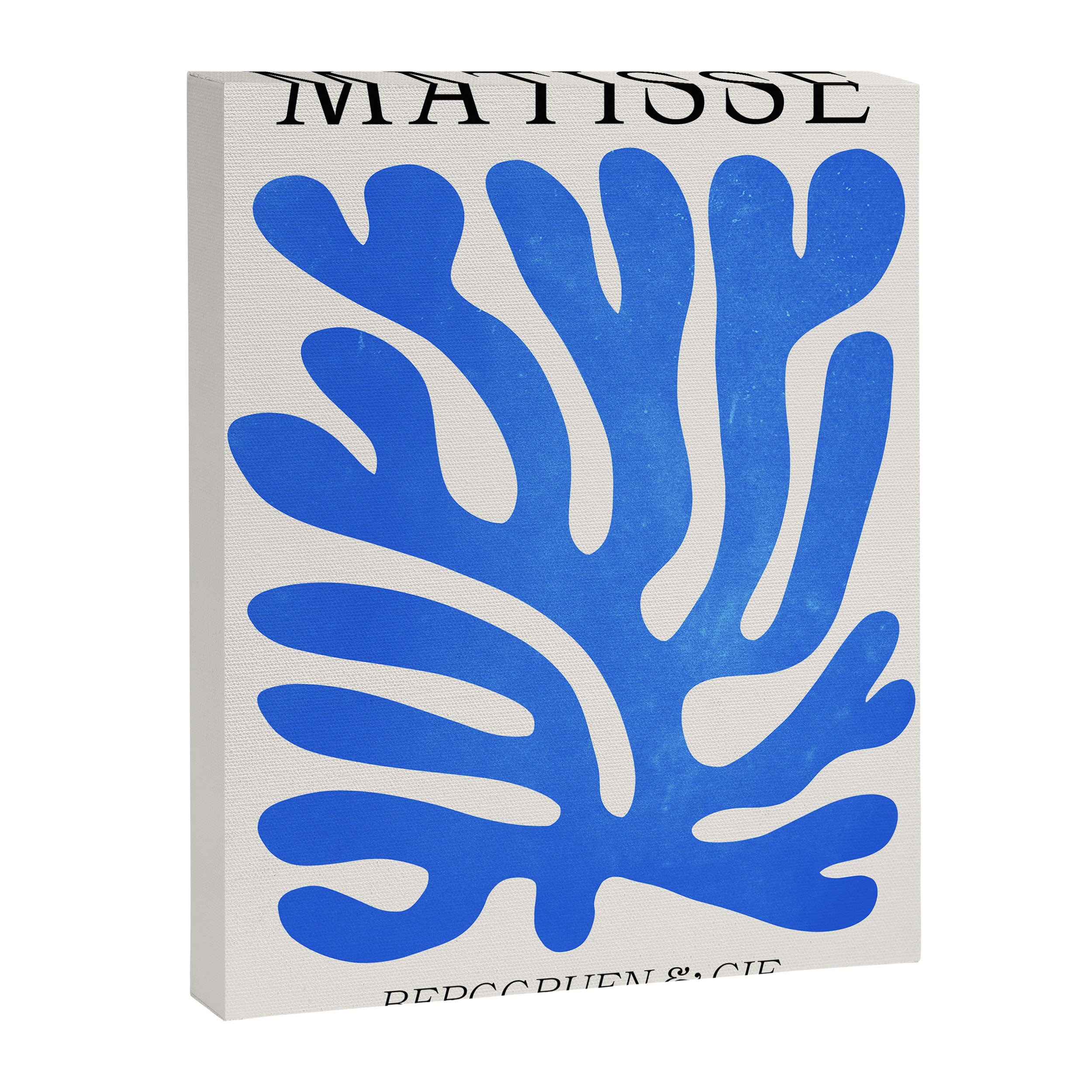 Marseille Blue: Matisse Color Paper Cutouts 03 Canvas Print Gallery Image 6