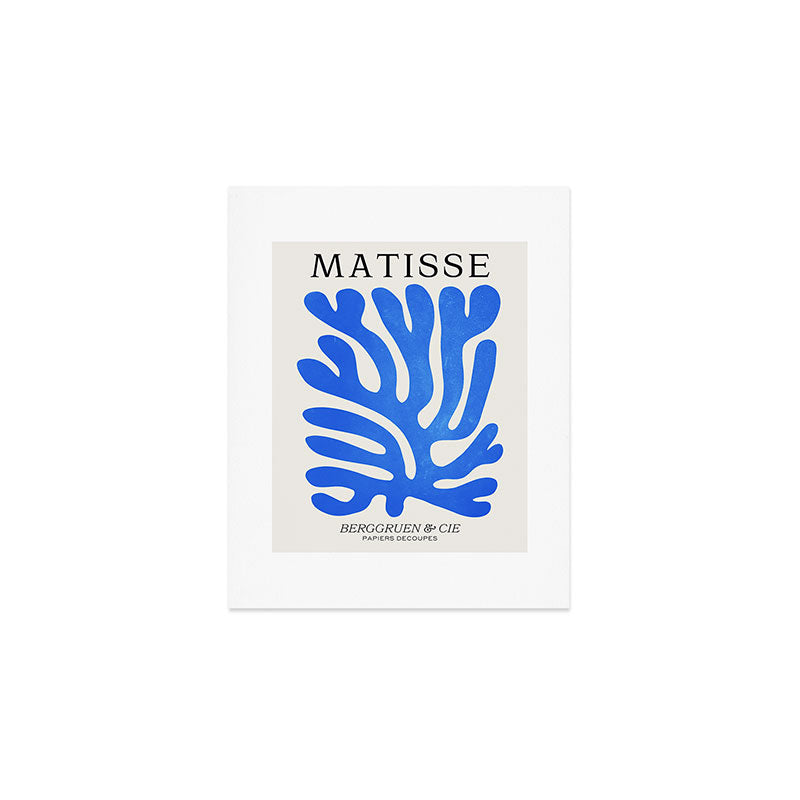 Marseille Blue: Matisse Color Paper Cutouts 03 Art Print Gallery Image 1