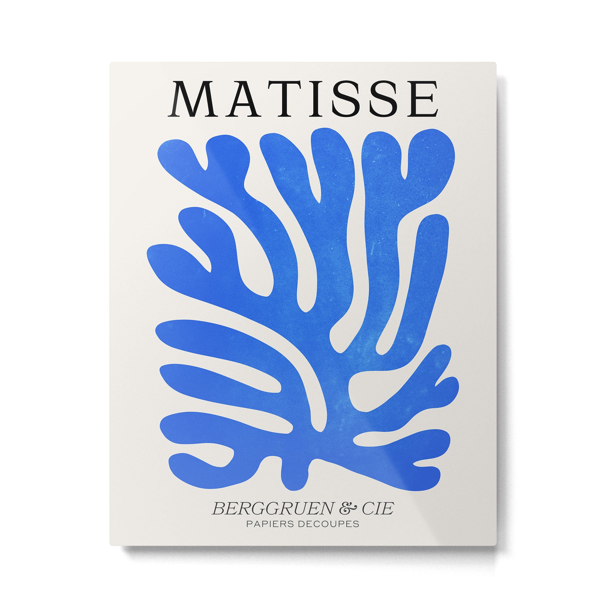 Marseille Blue: Matisse Color Paper Cutouts 03 Metal Print Gallery Image 4