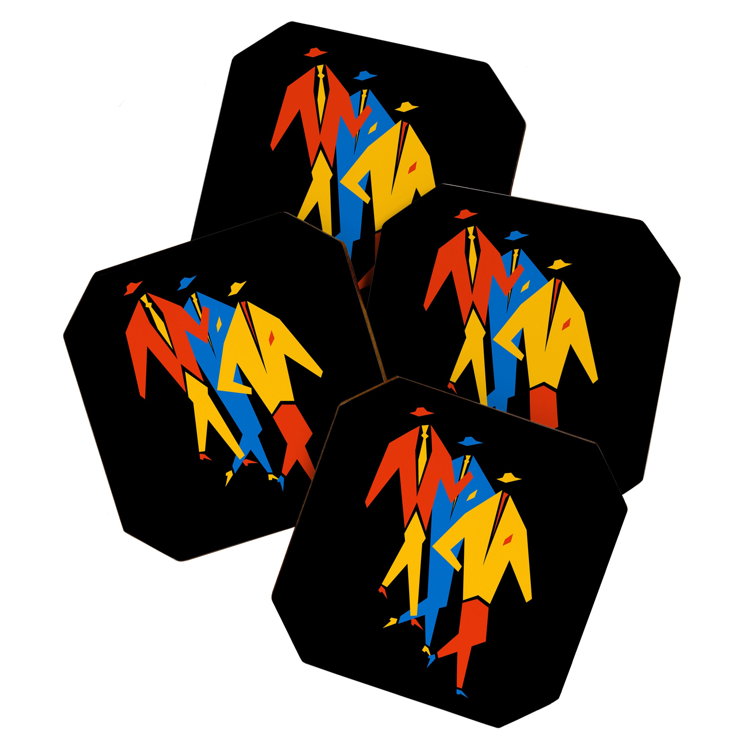 Men | Bauhaus IV: Night Black Edition Coaster Gallery Image 1