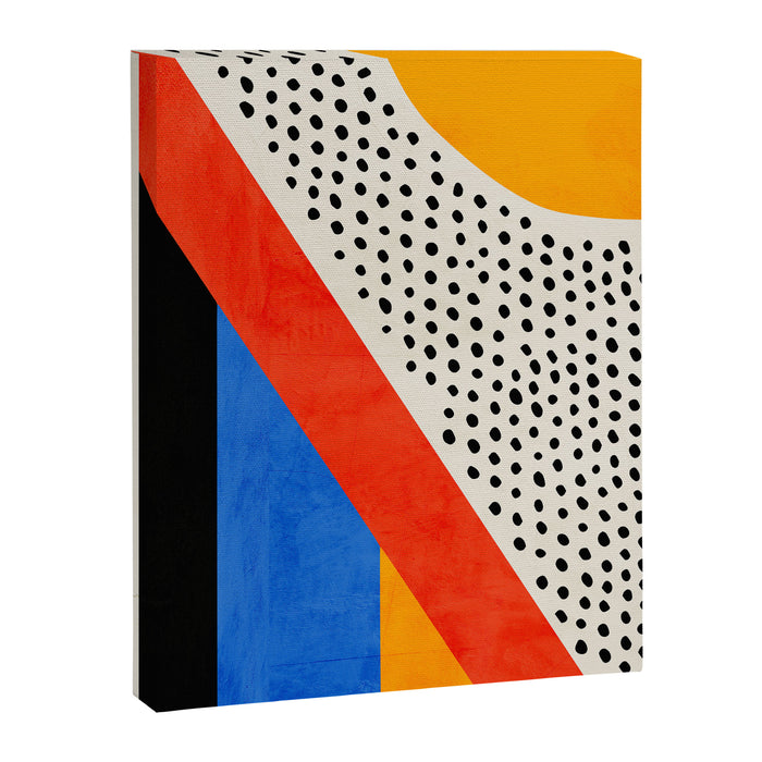 Mid Century Abstract Landscape Canvas Print Gallery Image 1