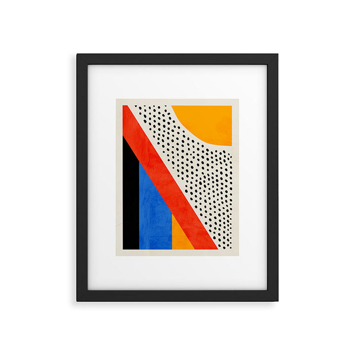 Mid Century Abstract Landscape Framed Art Print Gallery Image 1
