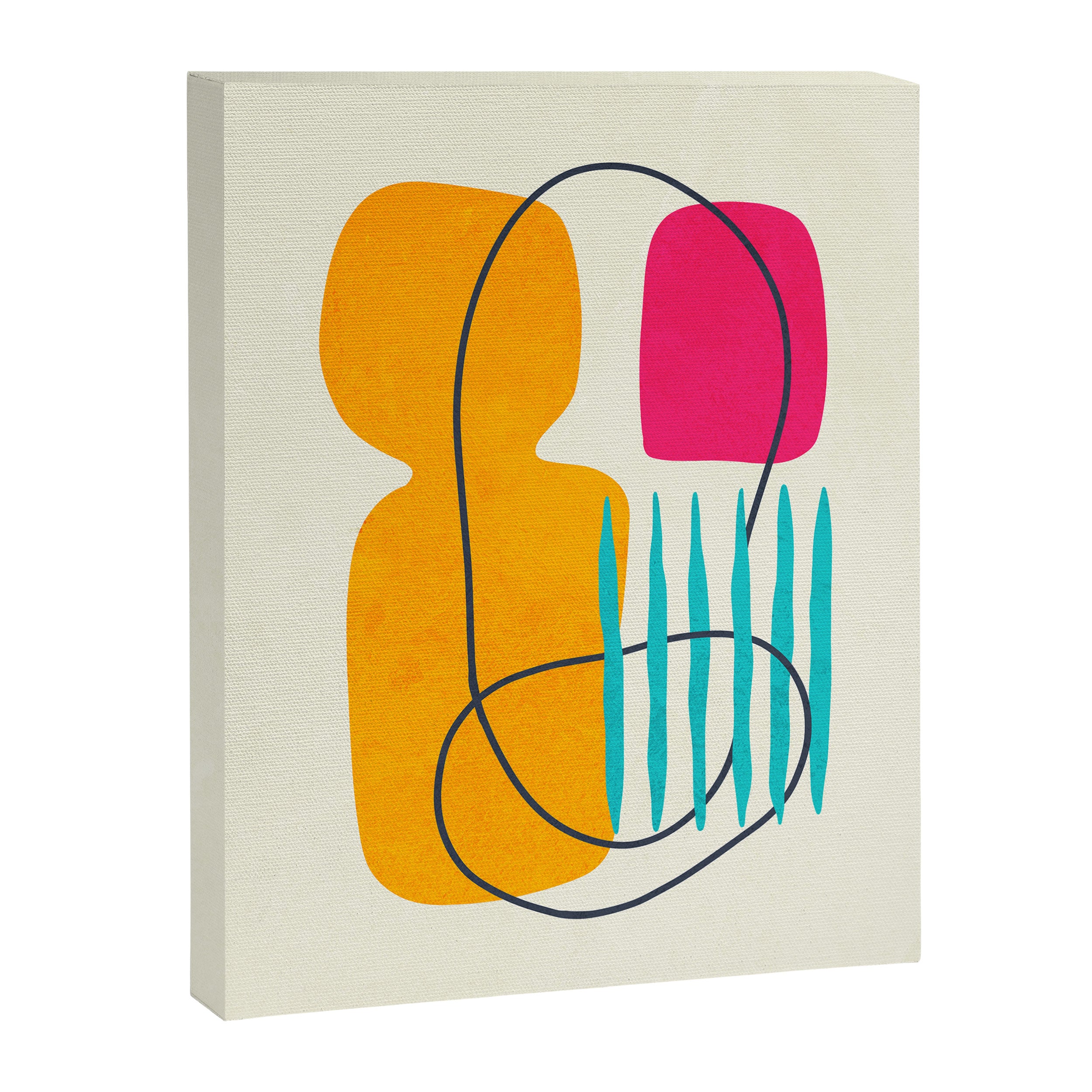 Mid Century Abstraction Canvas Print Gallery Image 6