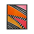 Mid Century Abstraction | PATTERN 02: The Retro Edition Framed Canvas Print Gallery Image 6
