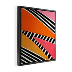 Mid Century Abstraction | PATTERN 02: The Retro Edition Framed Canvas Print Gallery Image 2