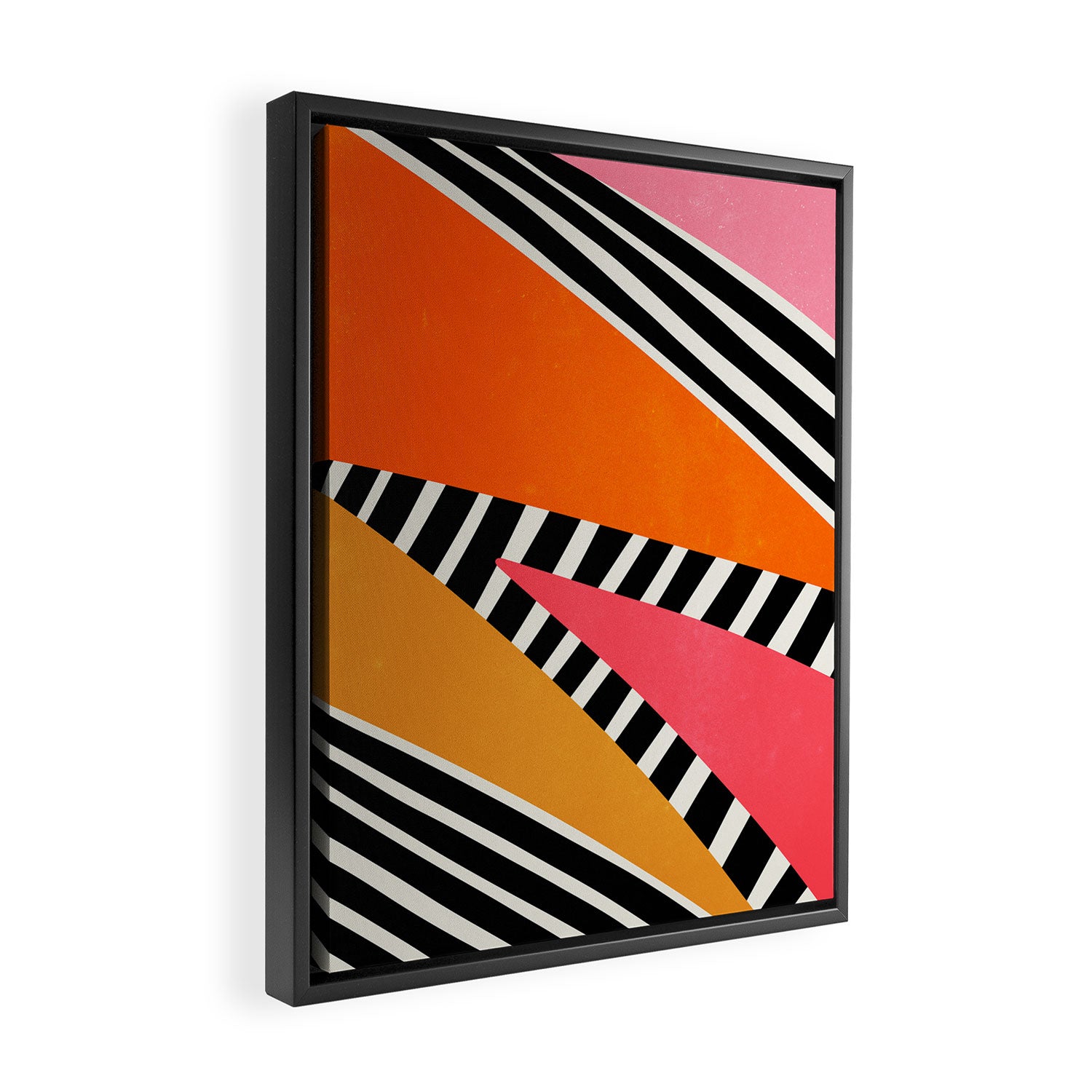 Mid Century Abstraction | PATTERN 02: The Retro Edition Framed Canvas Print Gallery Image 2