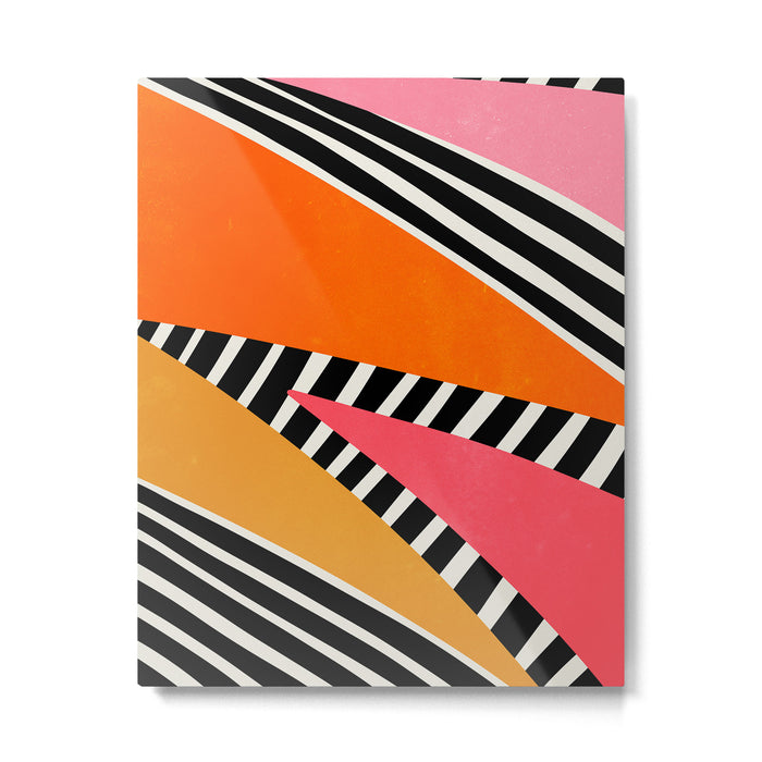 Mid Century Abstraction | PATTERN 02: The Retro Edition Metal Print Gallery Image 1