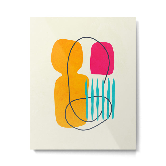 Mid Century Abstraction Metal Print Gallery Image 1