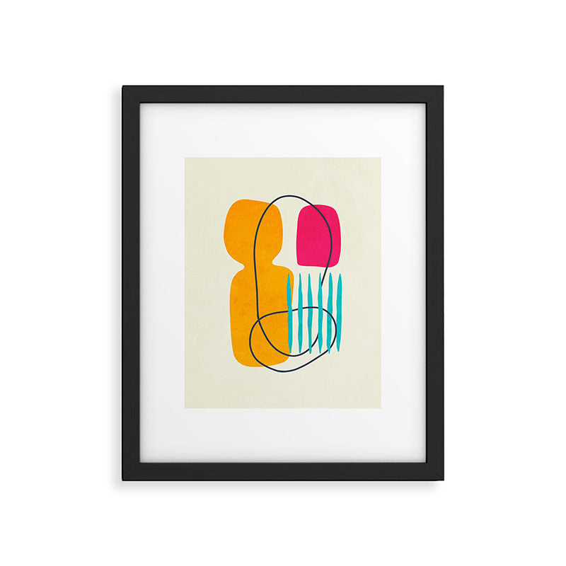 Mid Century Abstraction Framed Art Print Gallery Image 5