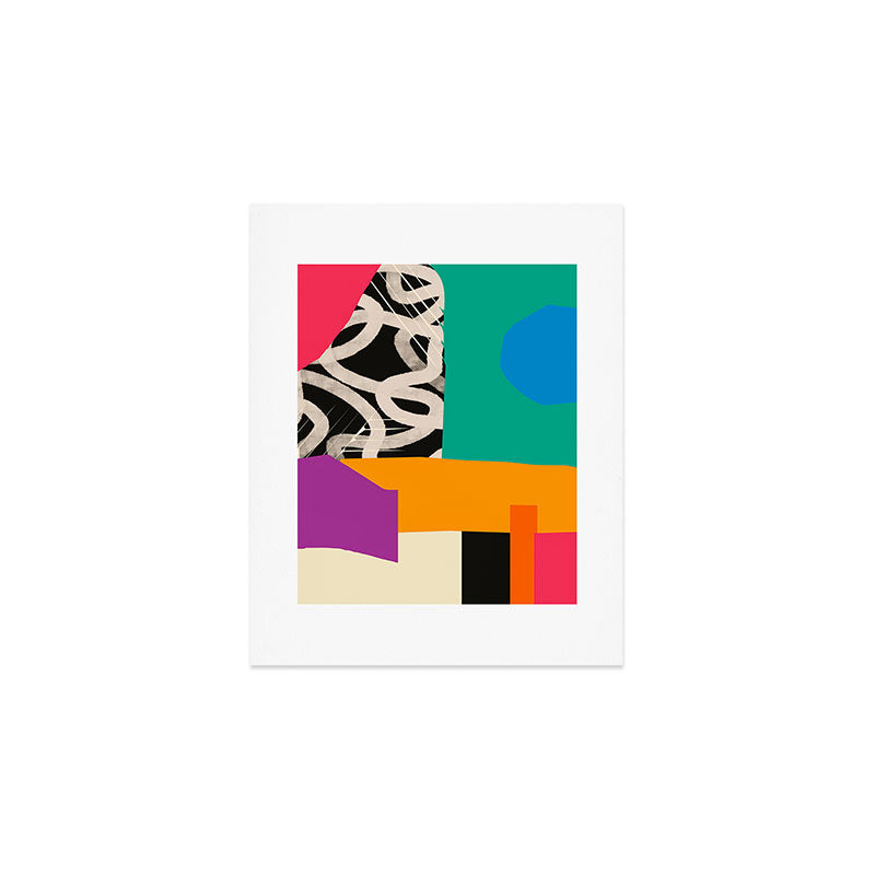Mid Century Collage | PATTERN 07: The Retro Edition Art Print Gallery Image 1