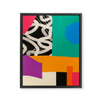 Mid Century Collage | PATTERN 07: The Retro Edition Framed Canvas Print Gallery Image 6