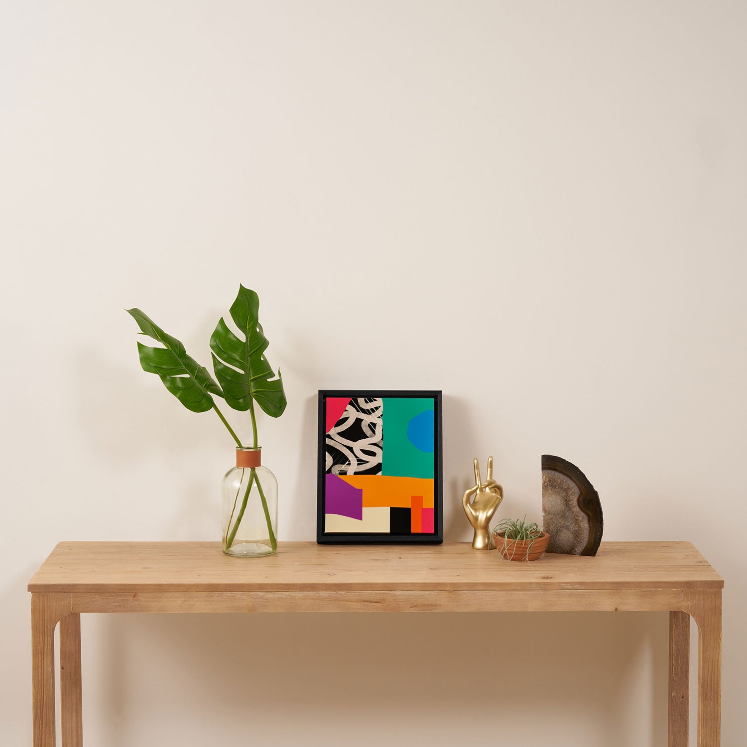 Mid Century Collage | PATTERN 07: The Retro Edition Framed Canvas Print Gallery Image 4