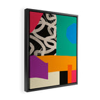 Mid Century Collage | PATTERN 07: The Retro Edition Framed Canvas Print Gallery Image 2