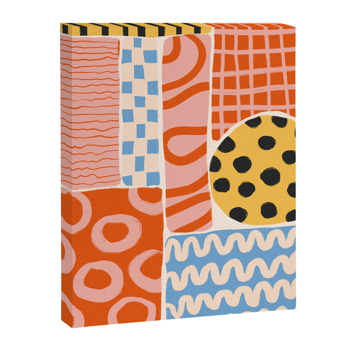 Mid Century Collage | PATTERN 03: The Retro Edition Canvas Print Gallery Image 1