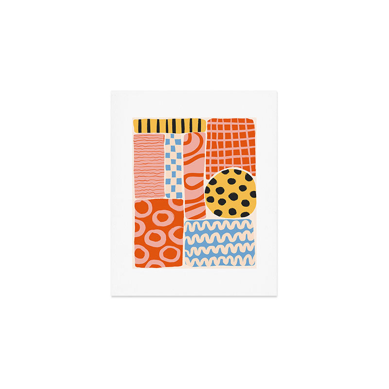 Mid Century Collage | PATTERN 03: The Retro Edition Art Print Gallery Image 1