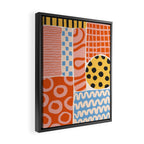 Mid Century Collage | PATTERN 03: The Retro Edition Framed Canvas Print Gallery Image 2
