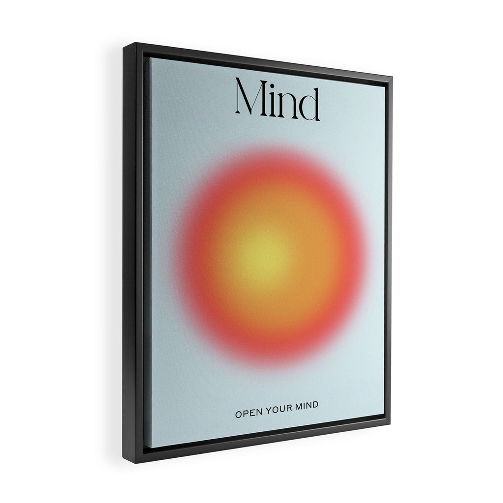 Mind: Aura Gradient 01 Framed Canvas Print Gallery Image 2