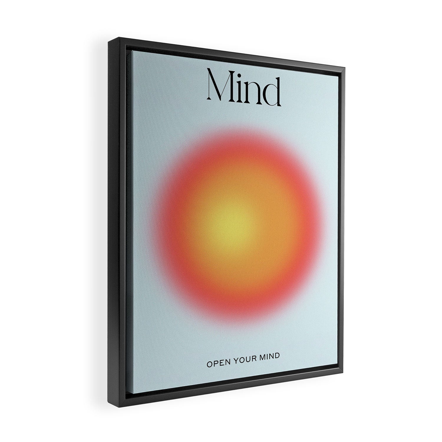 Mind: Aura Gradient 01 Framed Canvas Print Gallery Image 2