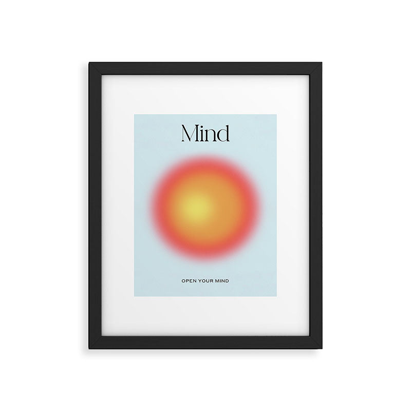 Mind: Aura Gradient 01 Framed Art Print Gallery Image 4