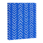 Mudcloth 01: Navy Blue Edition Canvas Print Gallery Image 6