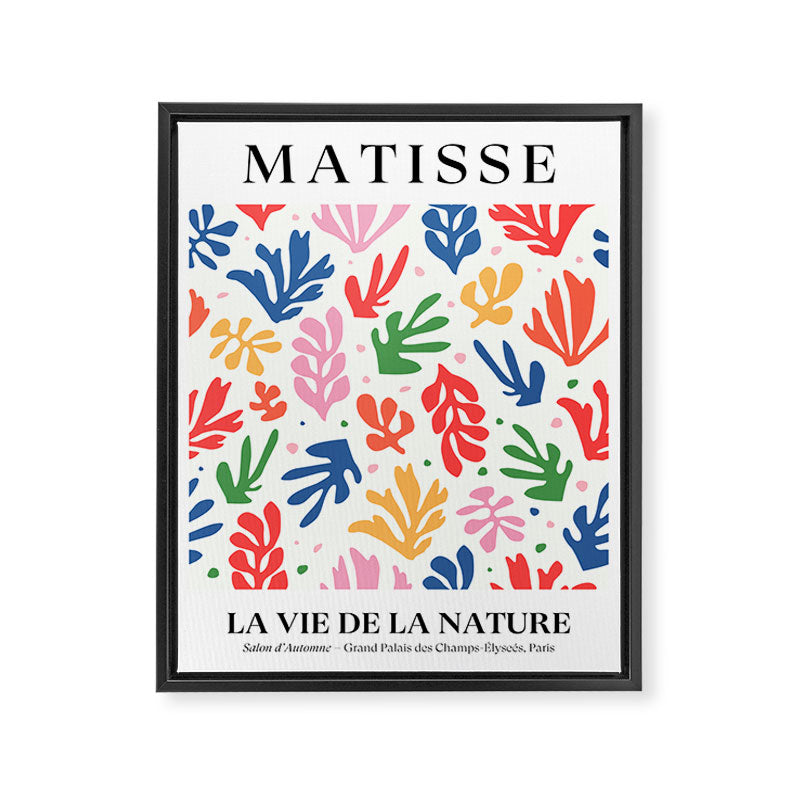 Nature Leaf Cut Outs | Henri Matisse Series Framed Canvas Print Gallery Image 8