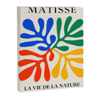 Nature Leaf Cutouts II: Day Edition | Mid-Century Henri Matisse Series Canvas Print Gallery Image 6