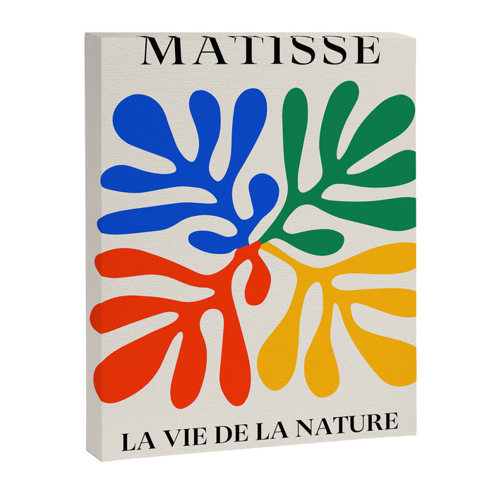 Nature Leaf Cutouts II: Day Edition | Mid-Century Henri Matisse Series Canvas Print Gallery Image 1