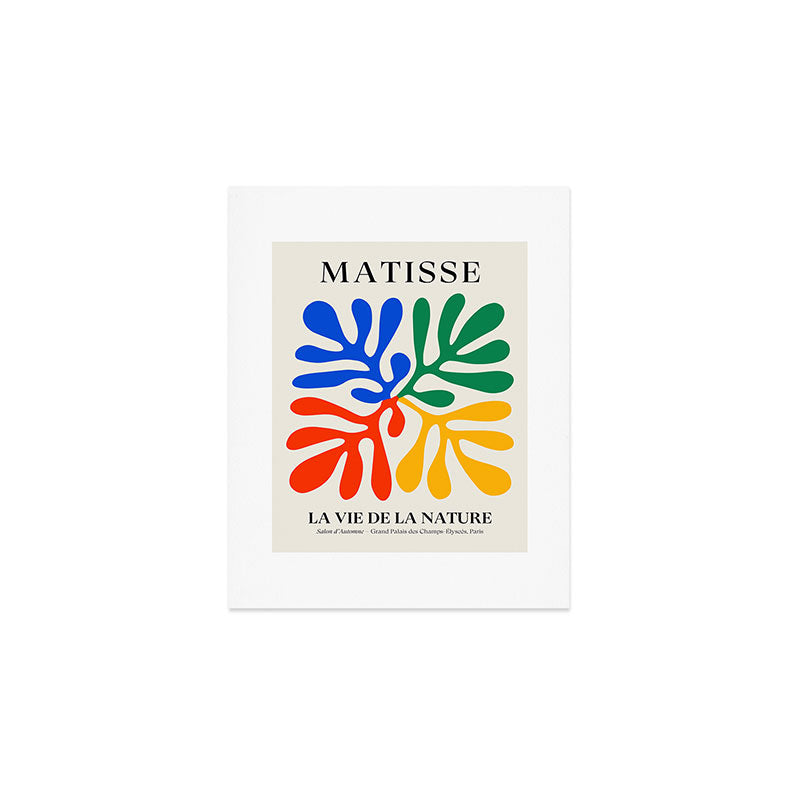 Nature Leaf Cutouts II: Day Edition | Mid-Century Henri Matisse Series Art Print Gallery Image 1