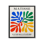 Nature Leaf Cutouts II: Day Edition | Mid-Century Henri Matisse Series Framed Canvas Print Gallery Image 6
