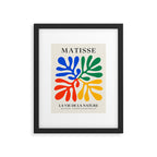 Nature Leaf Cutouts II: Day Edition | Mid-Century Henri Matisse Series Framed Art Print Gallery Image 5