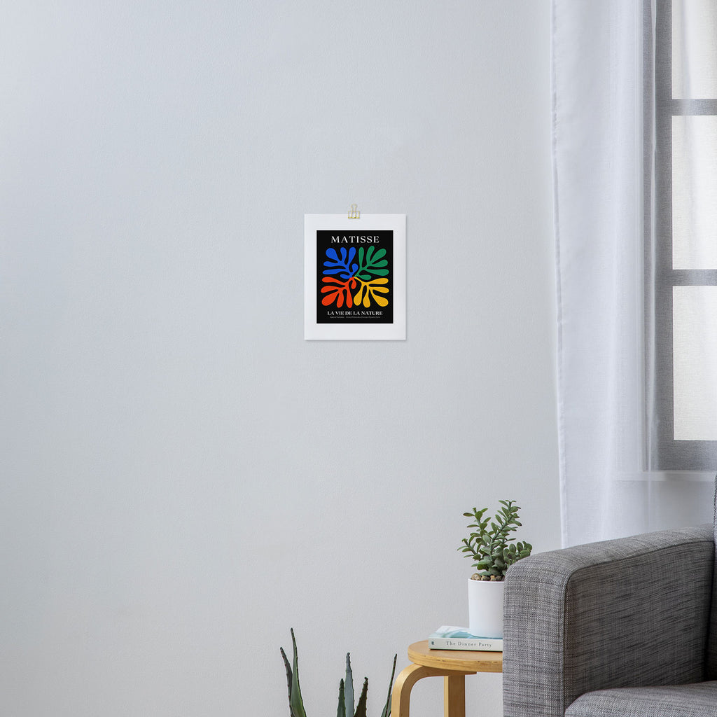 Nature Leaf Cutouts II: Night Edition | Mid-Century Henri Matisse Series Art Print Gallery Image 3