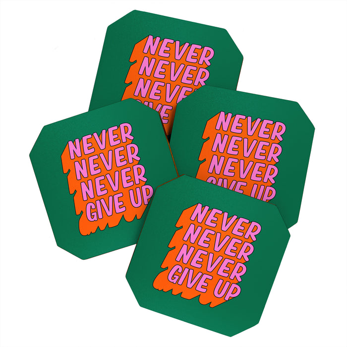 Never, Never Give Up Coaster Gallery Image 1