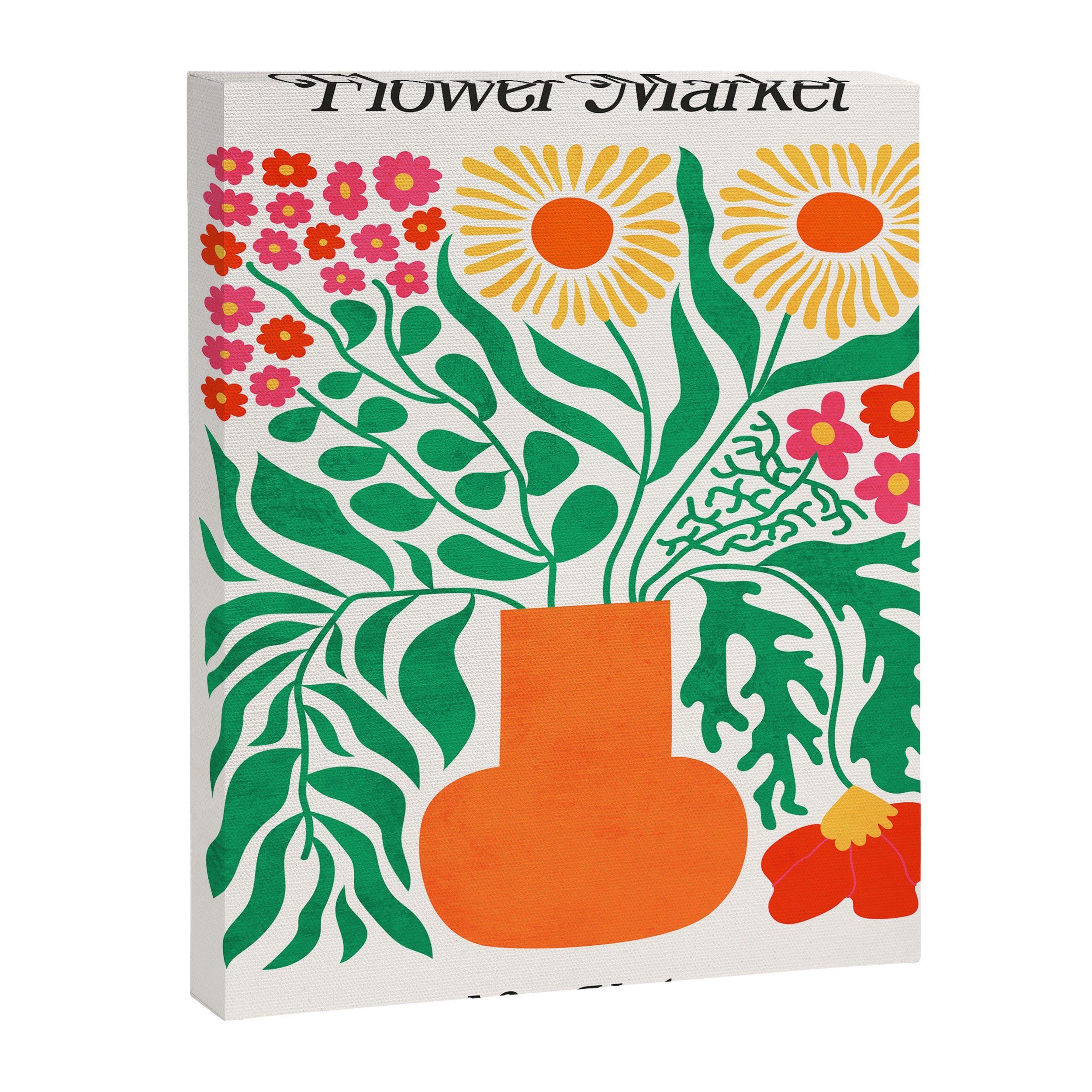 New York: Flower Market 01 | Botanica Edition Canvas Print Gallery Image 6