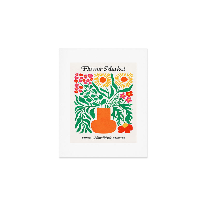 New York: Flower Market 01 | Botanica Edition Art Print Gallery Image 1