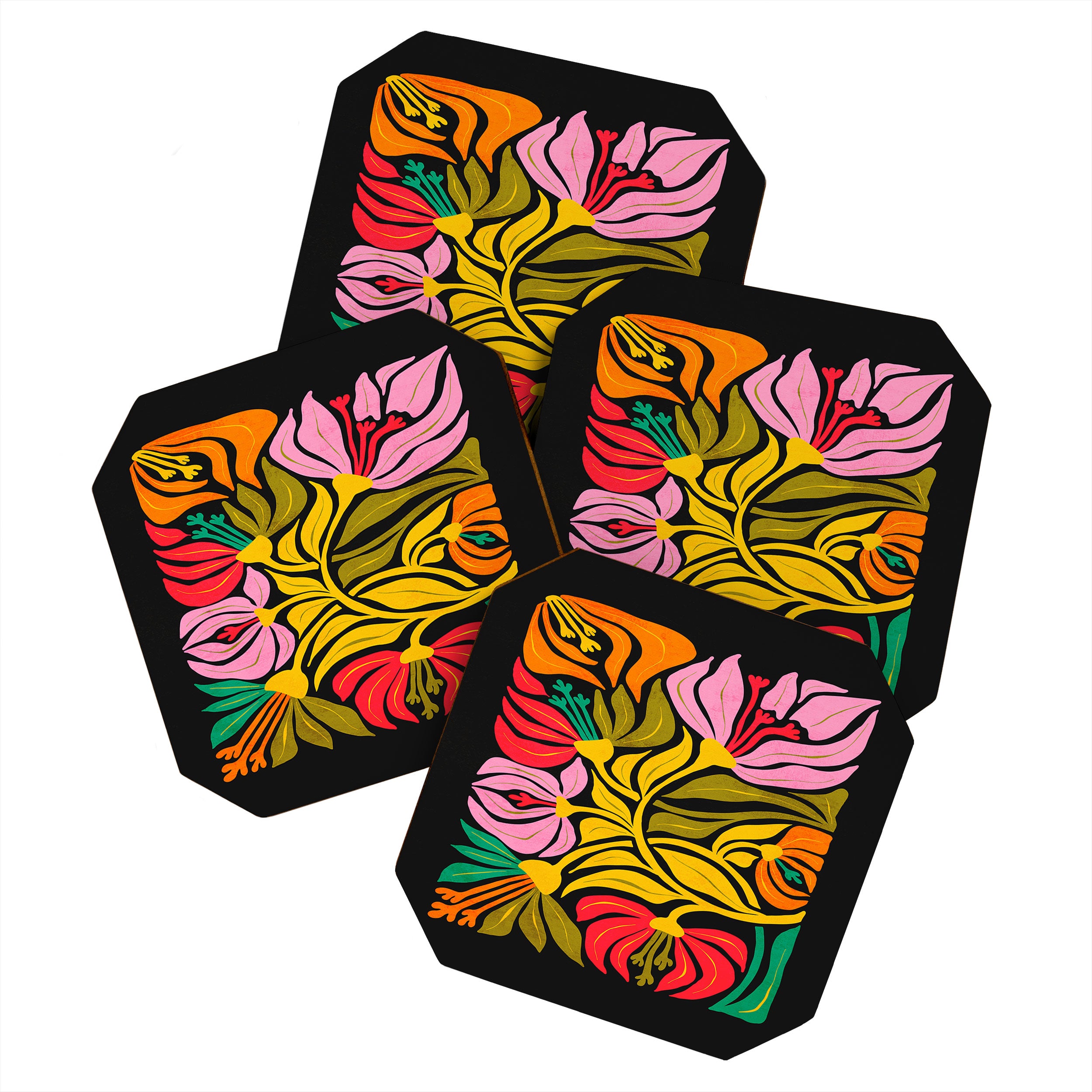 Night Flowers: Fleurs de Nuit | Matisse Edition Coaster Gallery Image 1