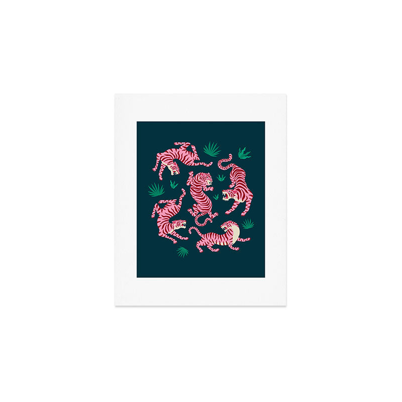 Night Race: Pink Tiger Edition Art Print Gallery Image 1