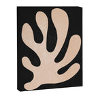 Noir Leaf: Mid Century Modern Matisse Edition Canvas Print Gallery Image 6