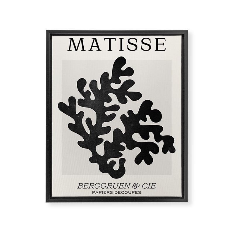 Noir: Matisse Series 03 | Mid-Century Edition Framed Canvas Print Gallery Image 6