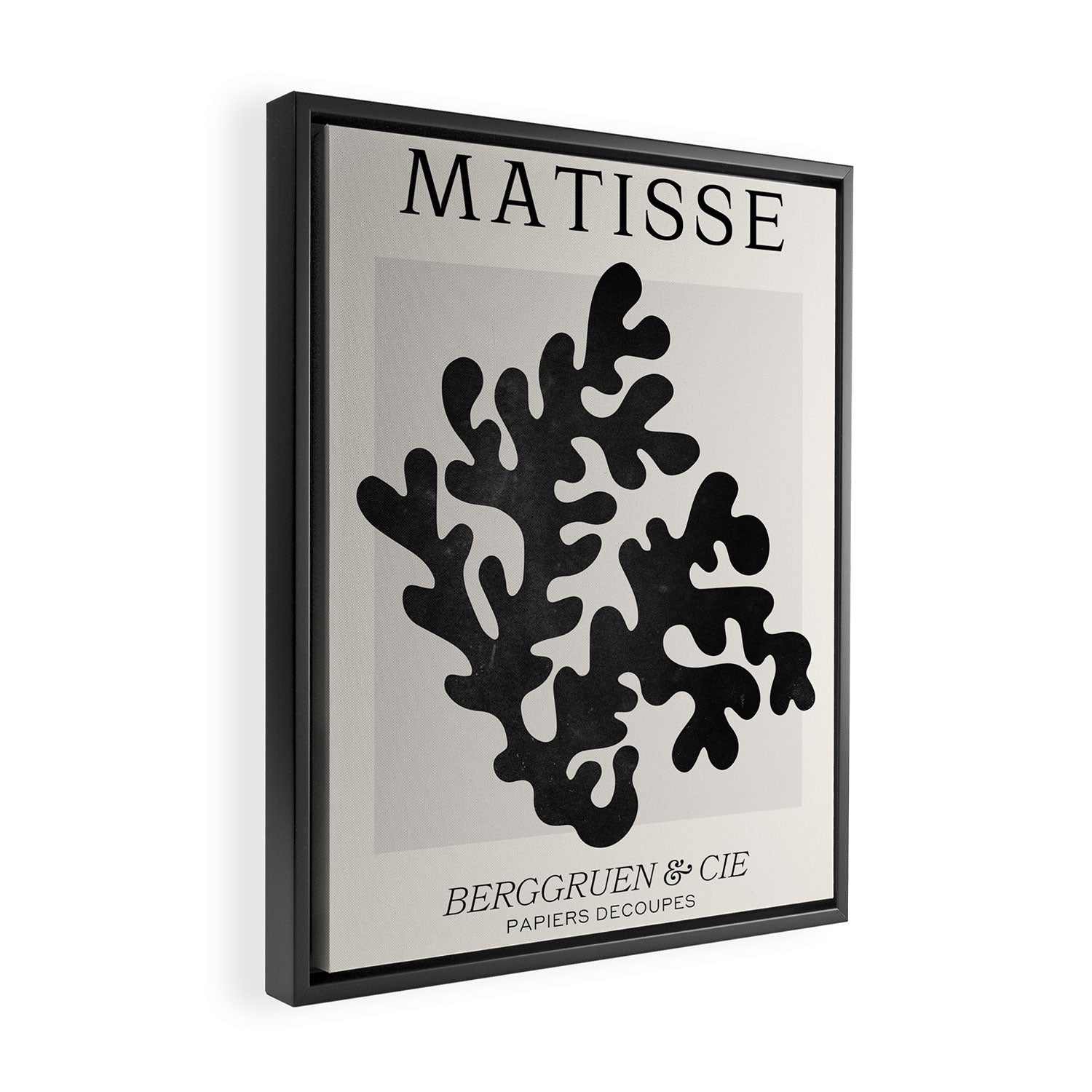 Noir: Matisse Series 03 | Mid-Century Edition Framed Canvas Print Gallery Image 2