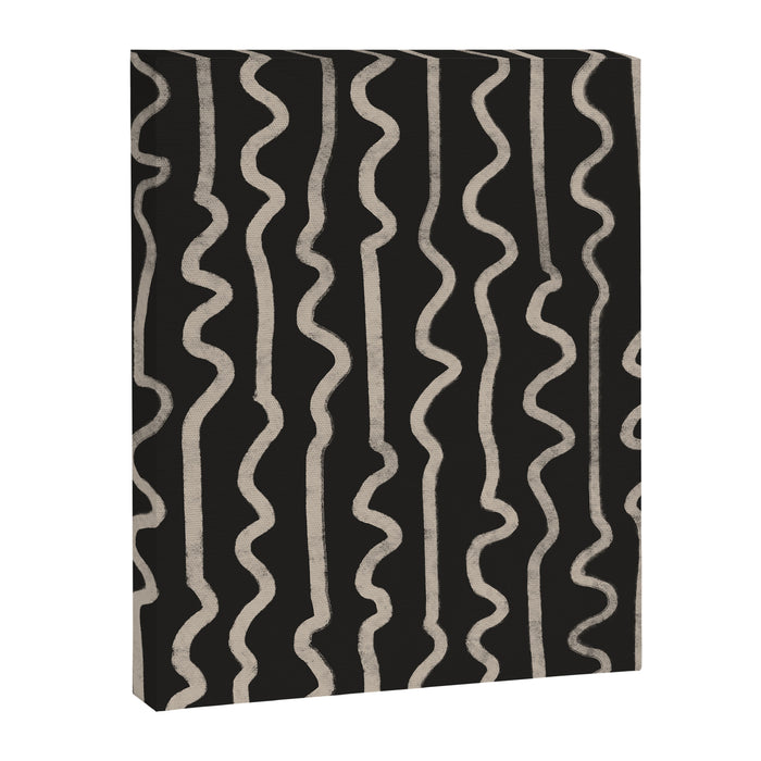 Noir: Mid Century Pattern Canvas Print Gallery Image 1