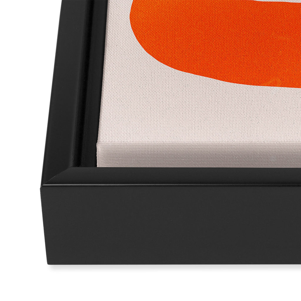 Nude II: Torch Orange Edition Framed Canvas Print Gallery Image 3