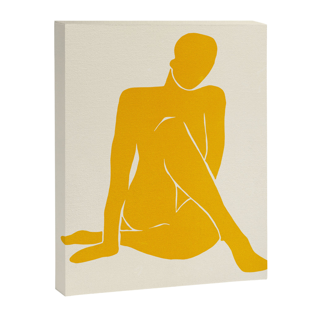 Nude III: Tulip Yellow Edition Canvas Print Gallery Image 6