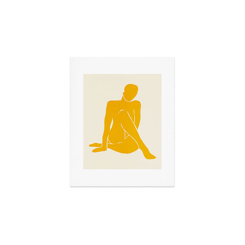 Nude III: Tulip Yellow Edition Art Print Gallery Image 1
