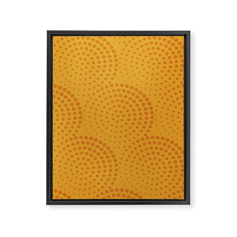 Ochre Sun Framed Canvas Print Gallery Image 6