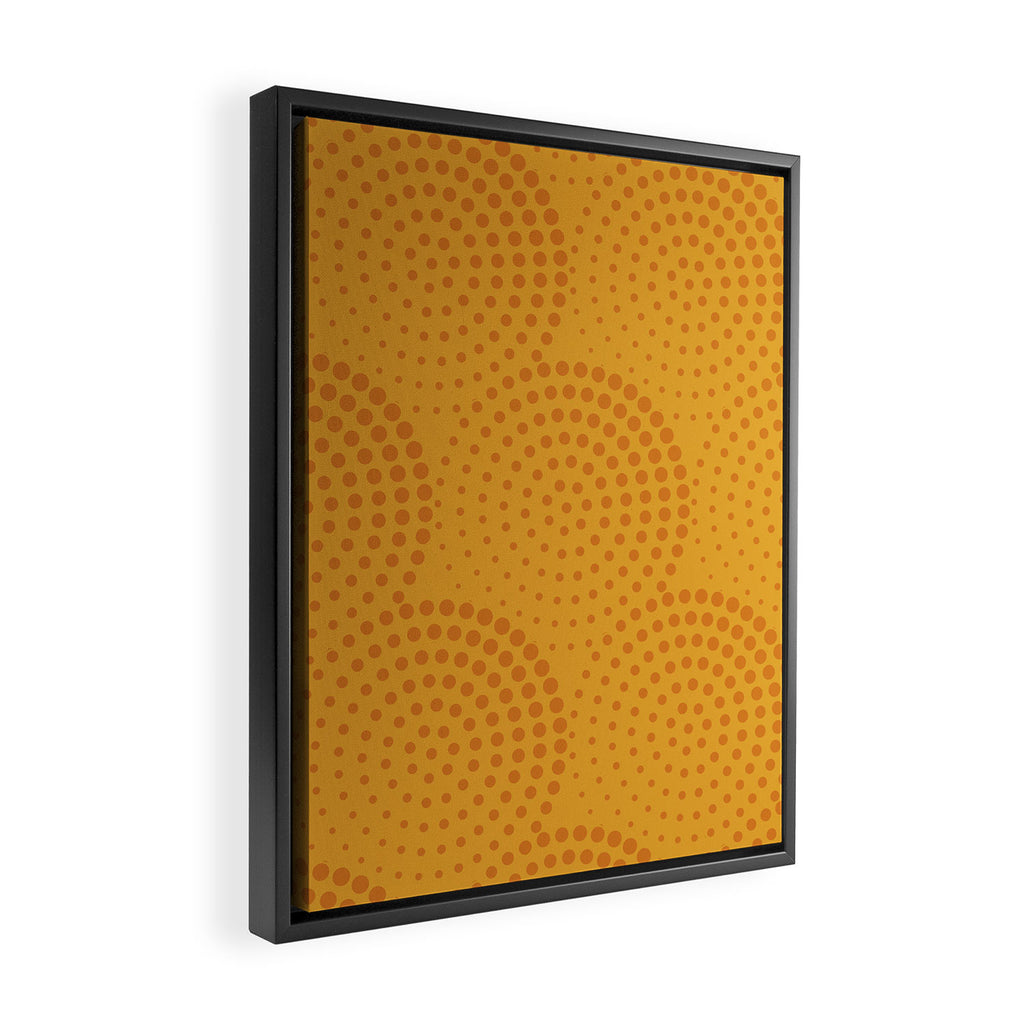 Ochre Sun Framed Canvas Print Gallery Image 2